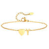 Waterproof gold Anklet