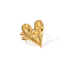 CRUMPLE Heart Ring