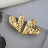 CRUMPLE Heart Earrings