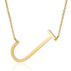 MOXIE Large Sideways Initial Necklace