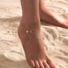 Waterproof gold Anklet