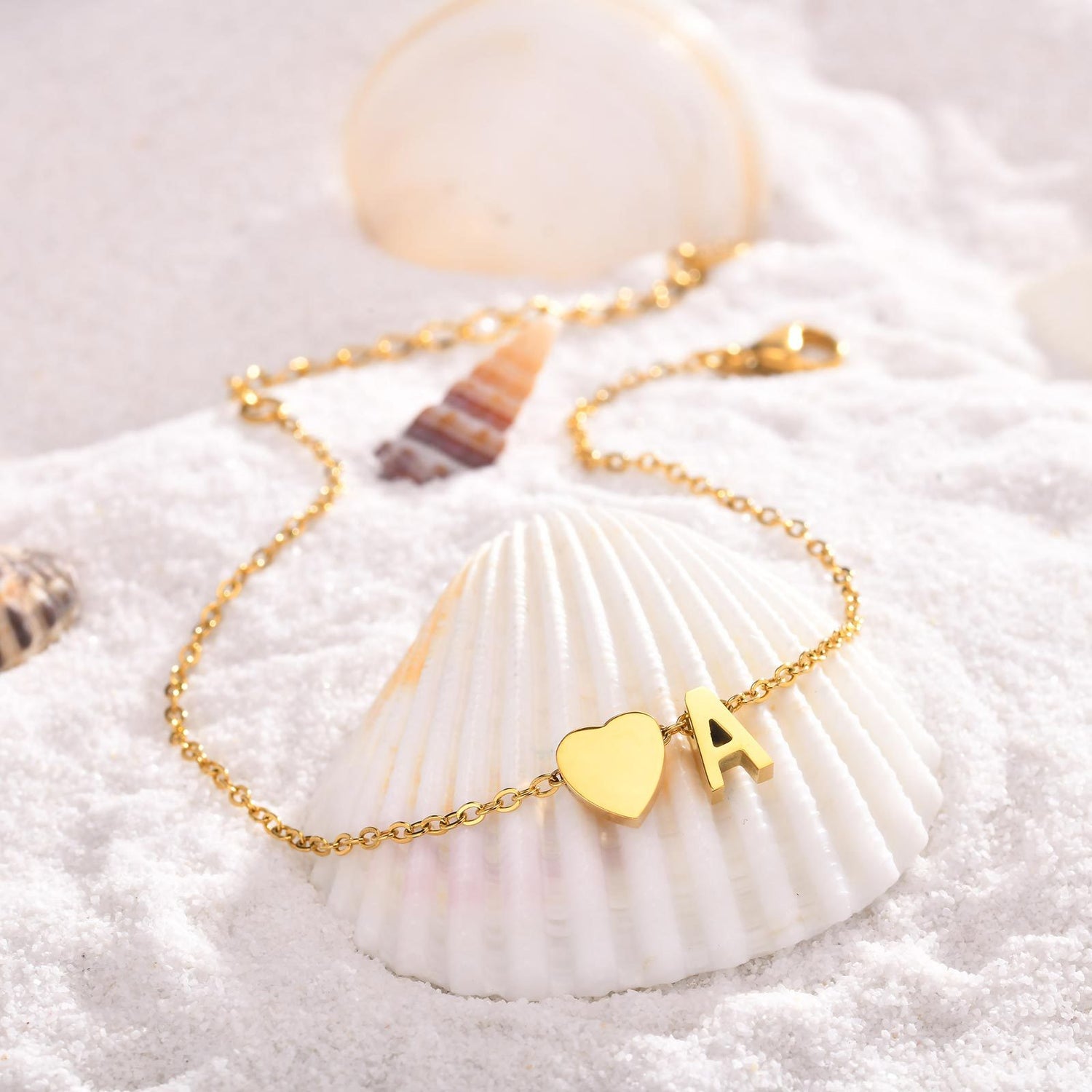 Waterproof gold Anklet