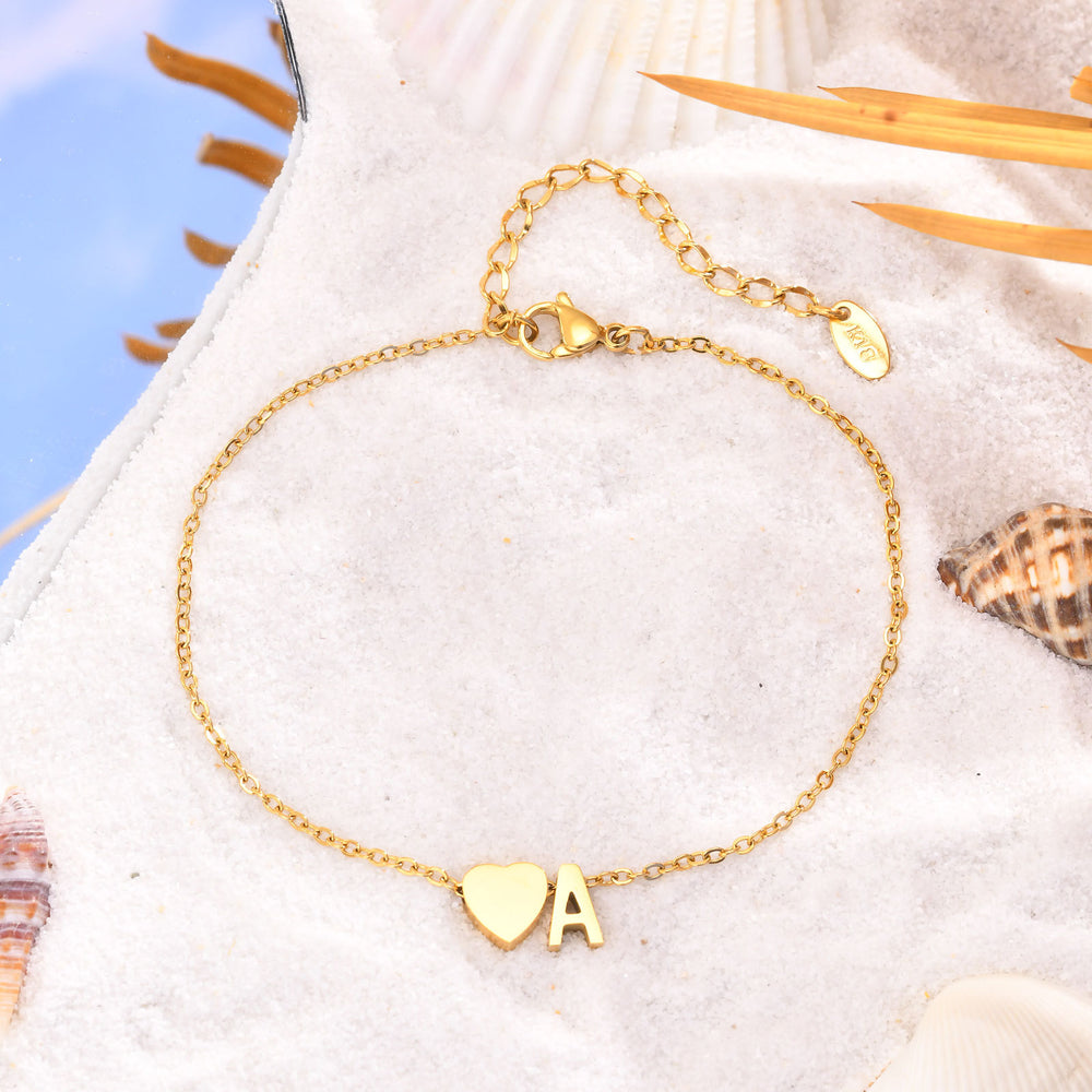 Waterproof gold Anklet