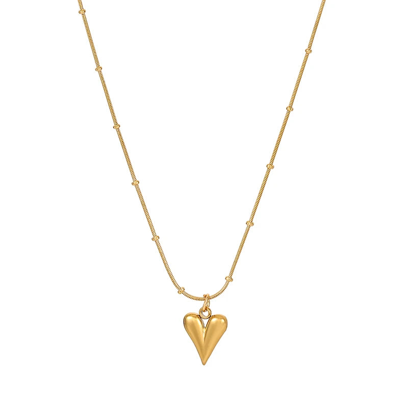 KAIPO Heart Pendant Necklace