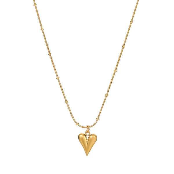 KAIPO Heart Pendant Necklace